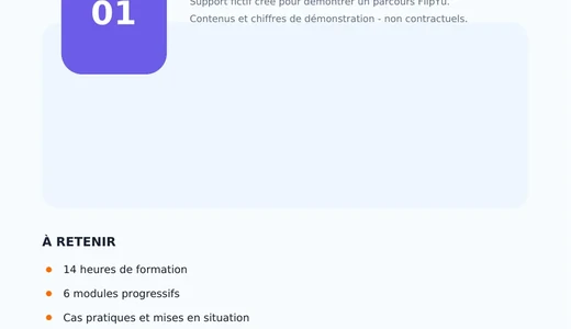 Exemple de PDF classique avant enrichissement
